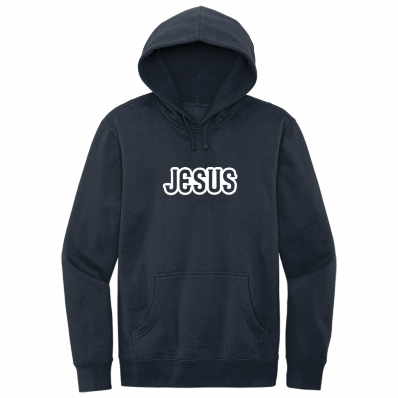 Jesus White Design Hoodie Sweatshirt