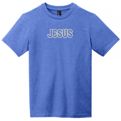 Jesus Gray Design Youth T-Shirt