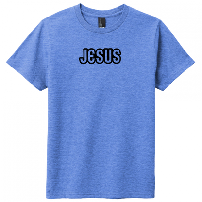 Jesus Black Design Youth T-Shirt