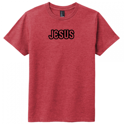 Jesus Black Design Youth T-Shirt