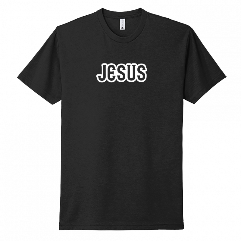 Jesus White Design Unisex T-Shirt