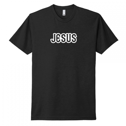 Jesus White Design Unisex T-Shirt