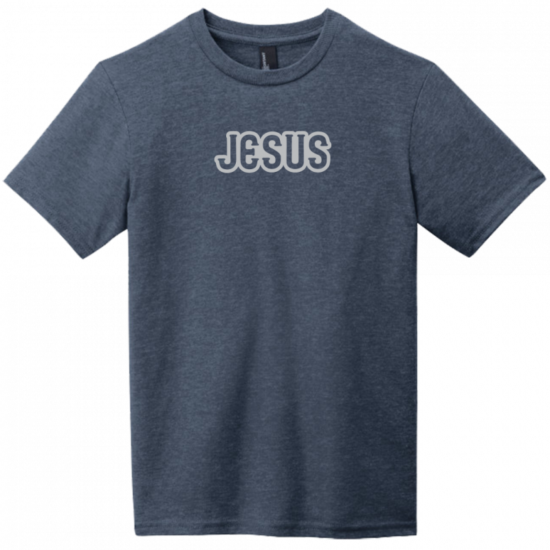 Jesus Gray Design Youth T-Shirt