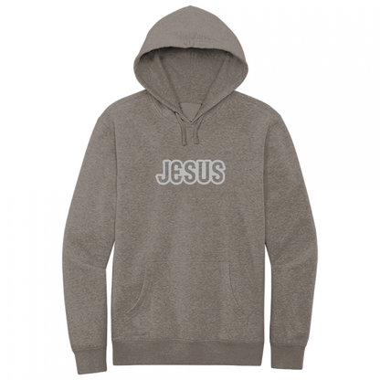 Jesus Gray Design Hoodie Sweatshirt