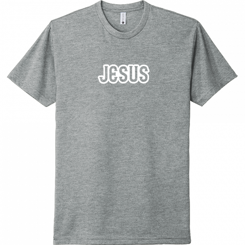 Jesus White Design Unisex T-Shirt