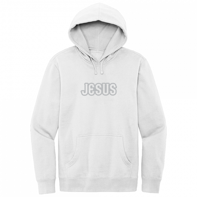 Jesus Gray Design Hoodie Sweatshirt