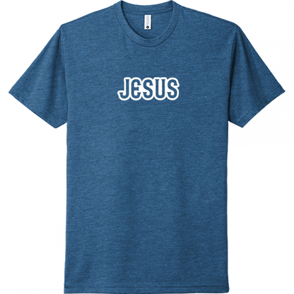 Jesus White Design Unisex T-Shirt