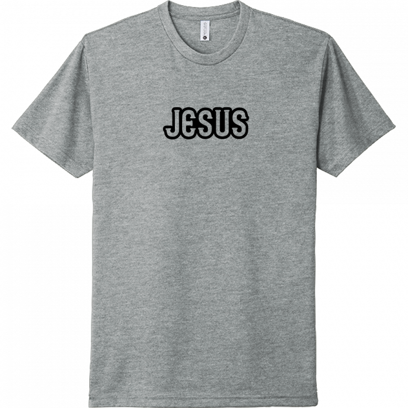 Jesus Black Design Unisex T-Shirt