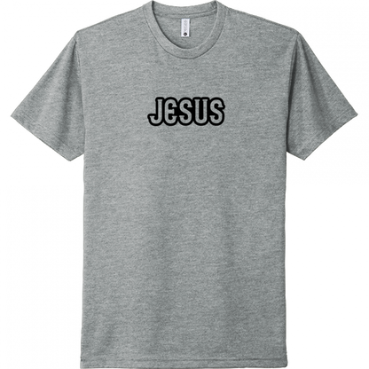 Jesus Black Design Unisex T-Shirt