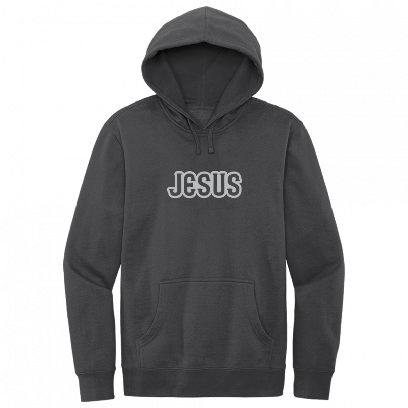 Jesus Gray Design Hoodie Sweatshirt