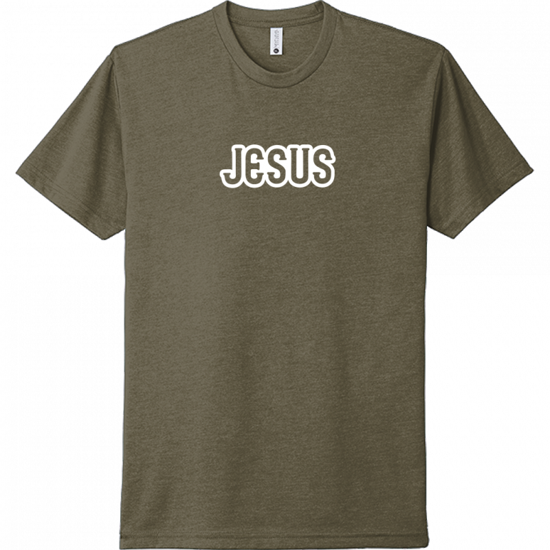 Jesus White Design Unisex T-Shirt