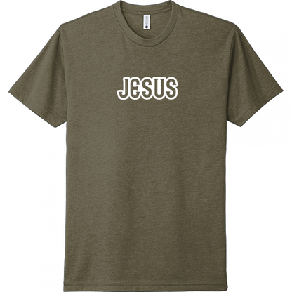 Jesus White Design Unisex T-Shirt