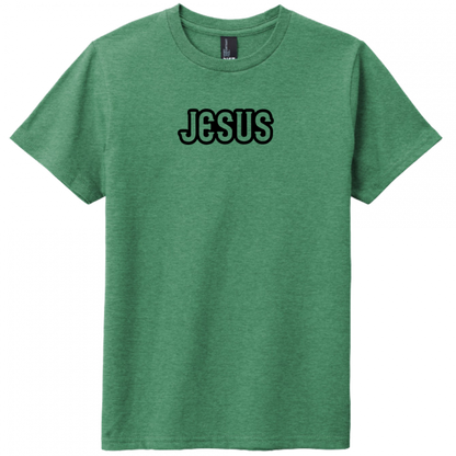 Jesus Black Design Youth T-Shirt