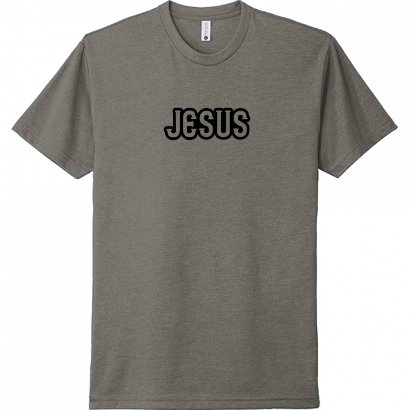 Jesus Black Design Unisex T-Shirt