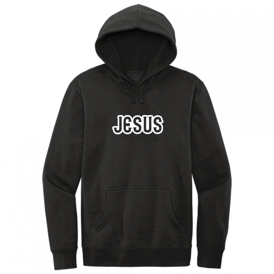 Jesus White Design Hoodie Sweatshirt