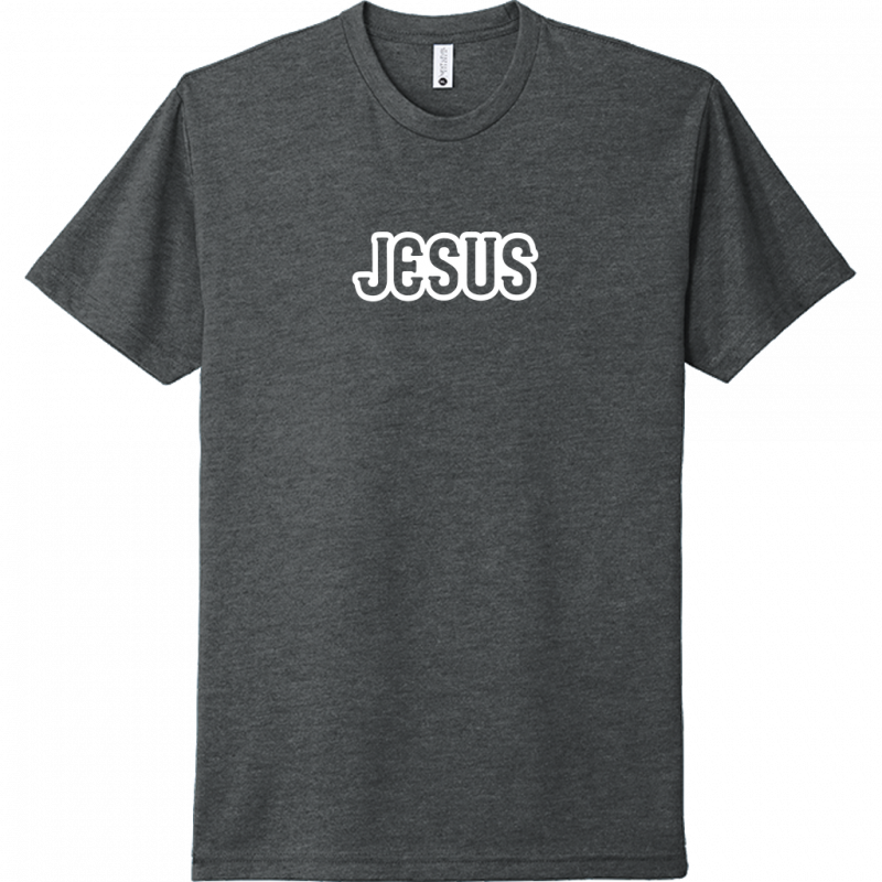 Jesus White Design Unisex T-Shirt