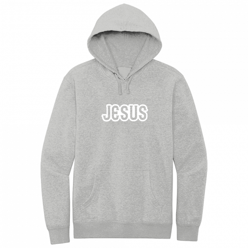 Jesus White Design Hoodie Sweatshirt