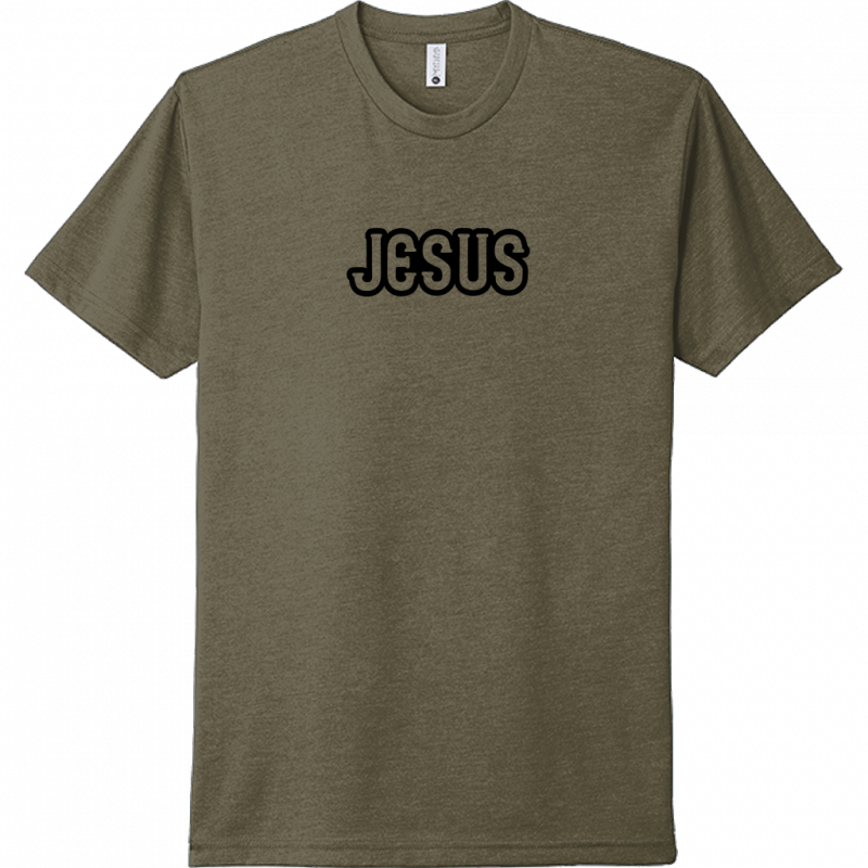 Jesus Black Design Unisex T-Shirt