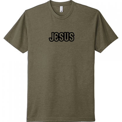 Jesus Black Design Unisex T-Shirt