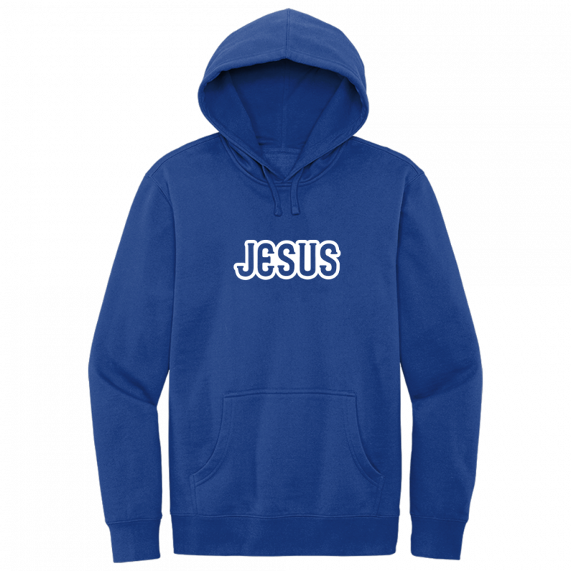 Jesus White Design Hoodie Sweatshirt