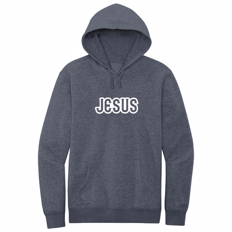 Jesus White Design Hoodie Sweatshirt