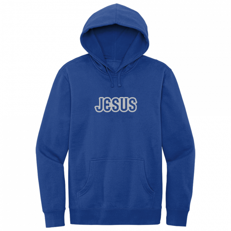 Jesus Gray Design Hoodie Sweatshirt