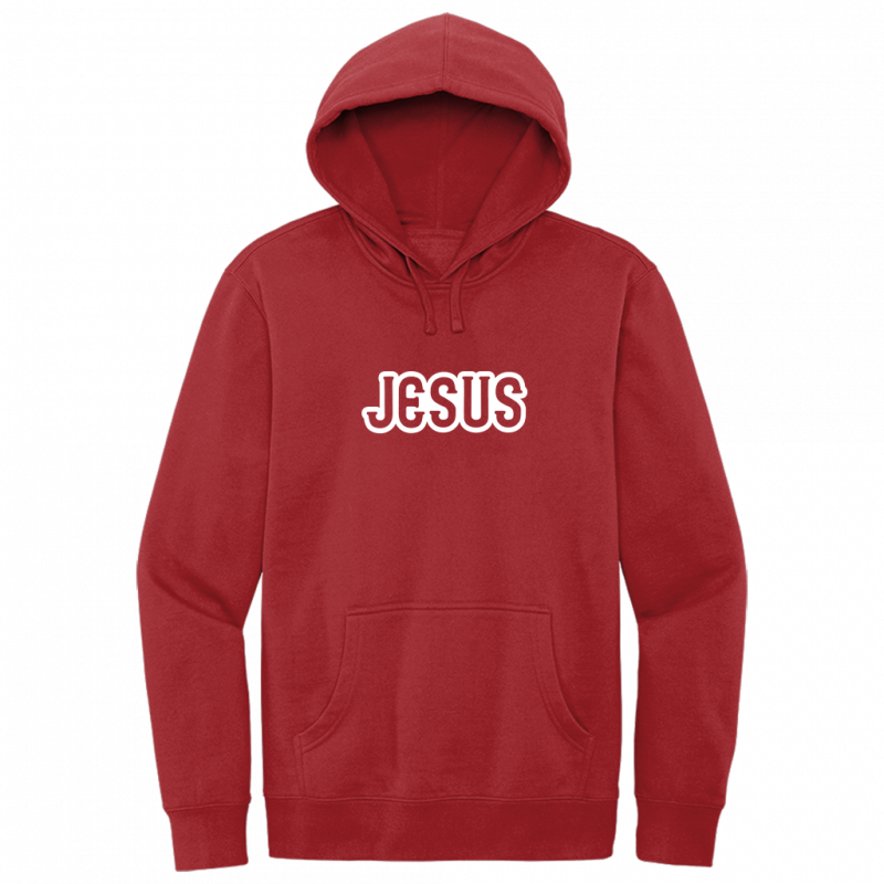 Jesus White Design Hoodie Sweatshirt