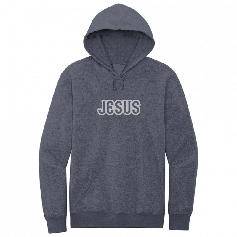 Jesus Gray Design Hoodie Sweatshirt