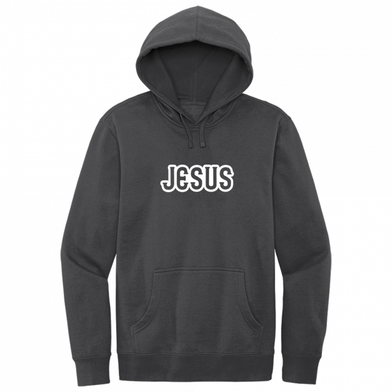 Jesus White Design Hoodie Sweatshirt