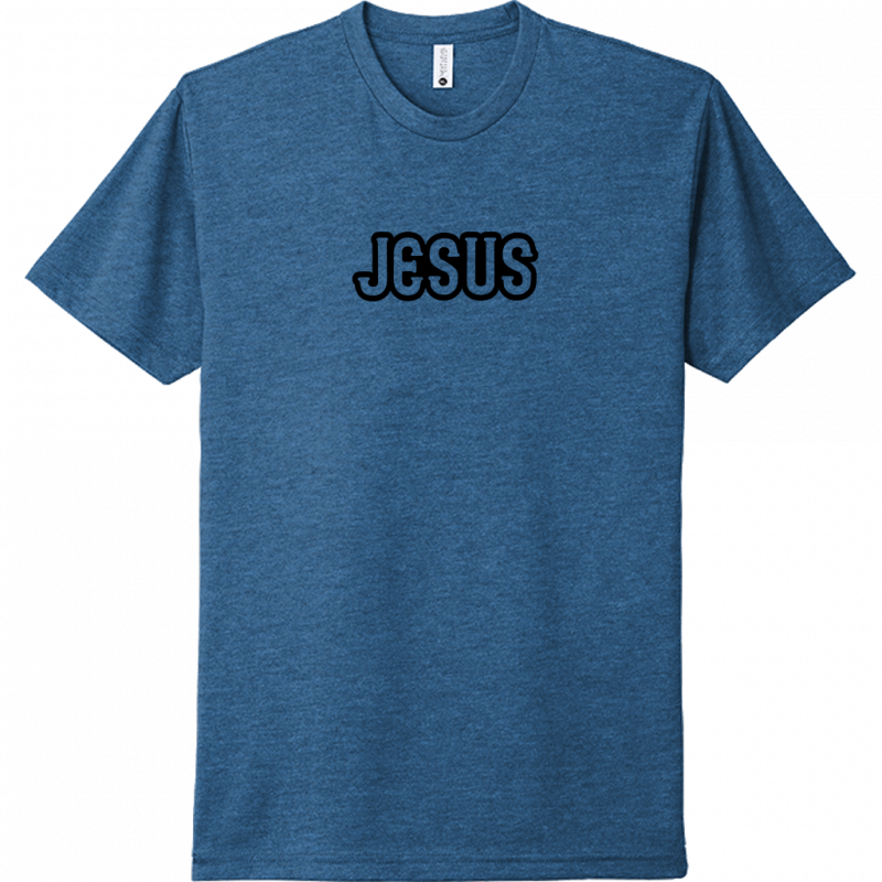 Jesus Black Design Unisex T-Shirt