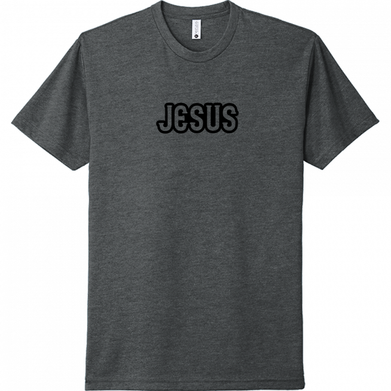 Jesus Black Design Unisex T-Shirt