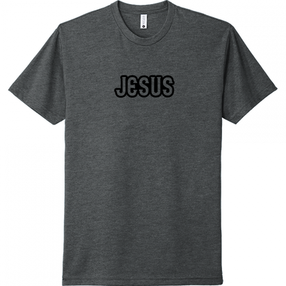 Jesus Black Design Unisex T-Shirt