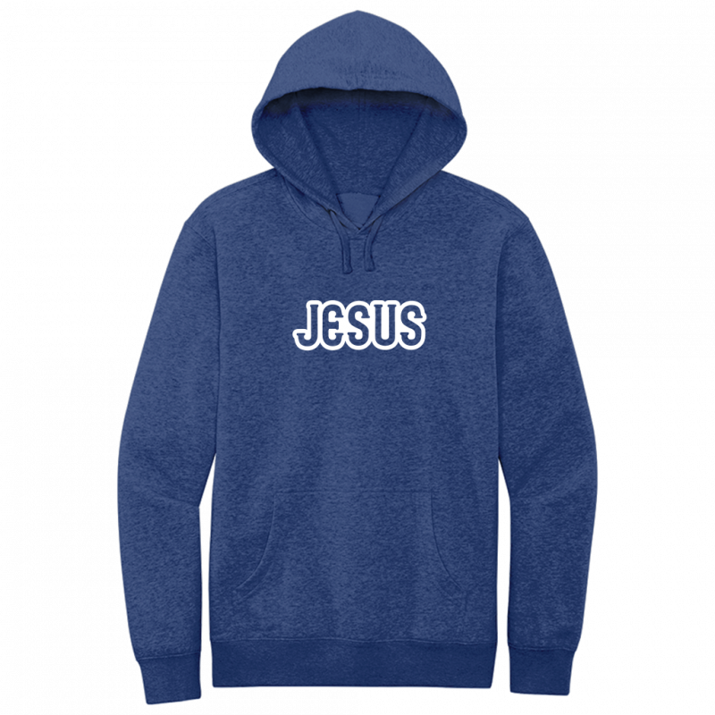 Jesus White Design Hoodie Sweatshirt