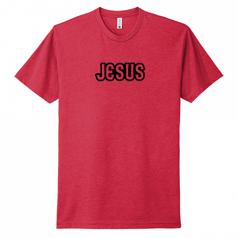 Jesus Black Design Unisex T-Shirt