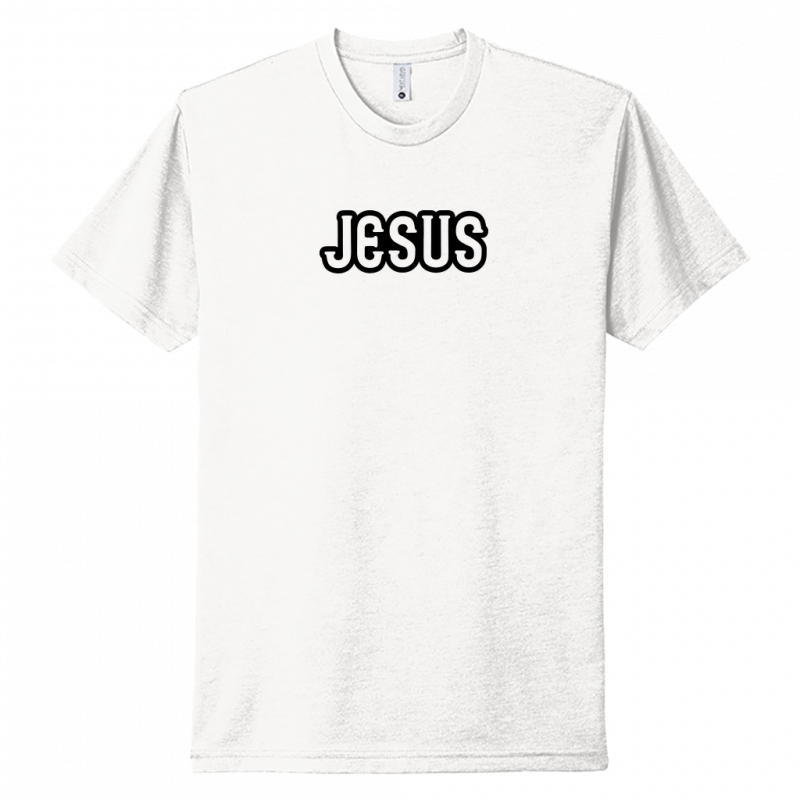 Jesus Black Design Unisex T-Shirt