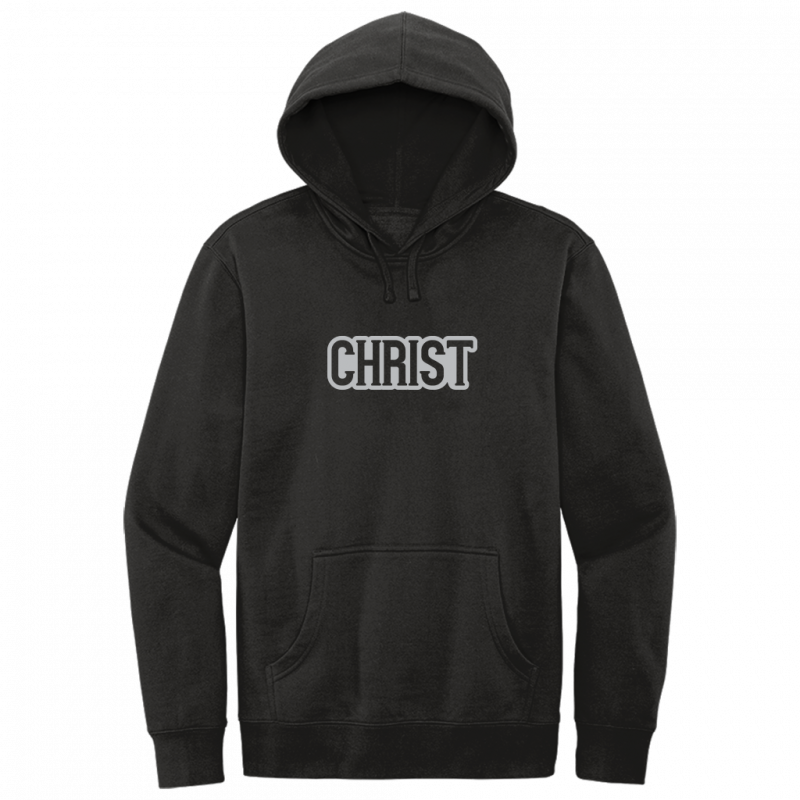 Christ Gray Design Hoodie Sweatshirt