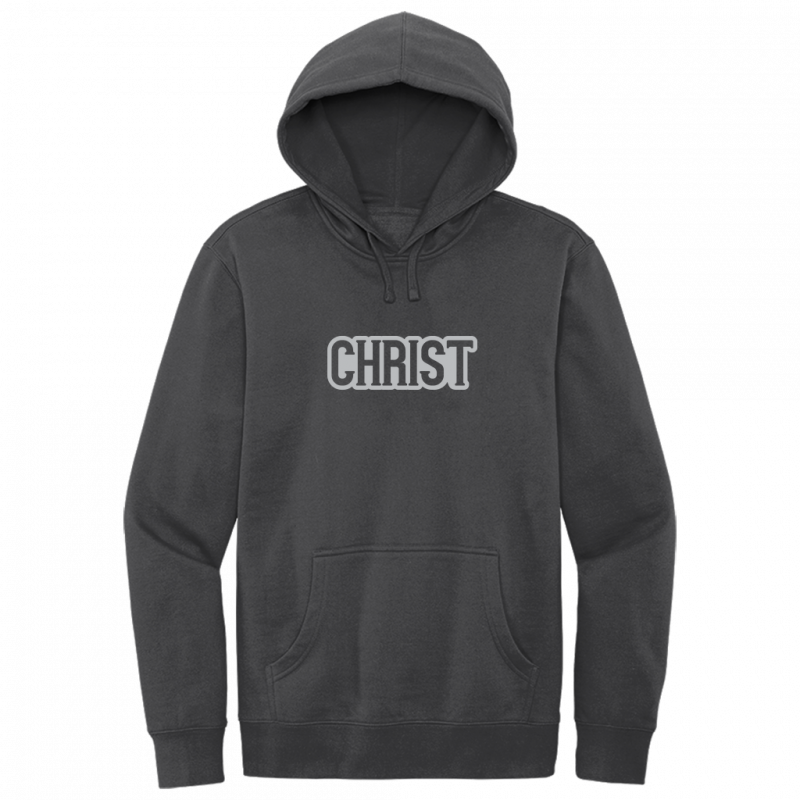 Christ Gray Design Hoodie Sweatshirt