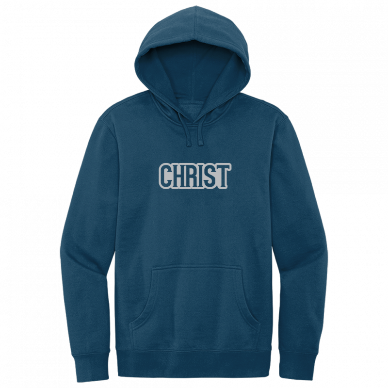 Christ Gray Design Hoodie Sweatshirt