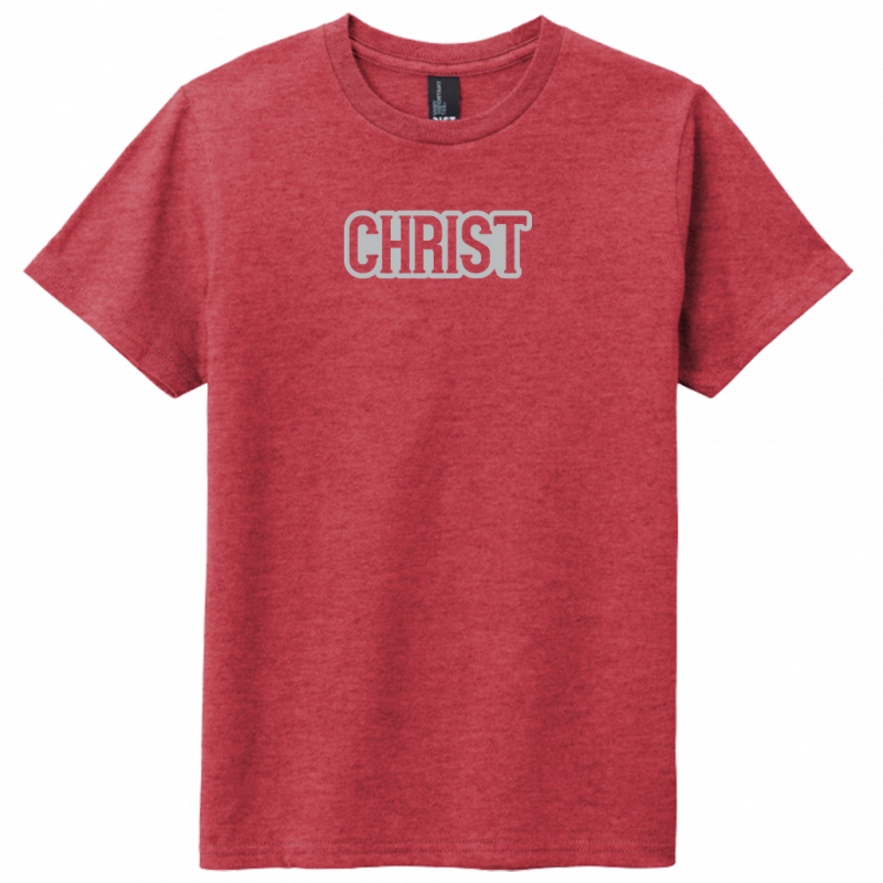 Christ Gray Design Youth T-Shirt