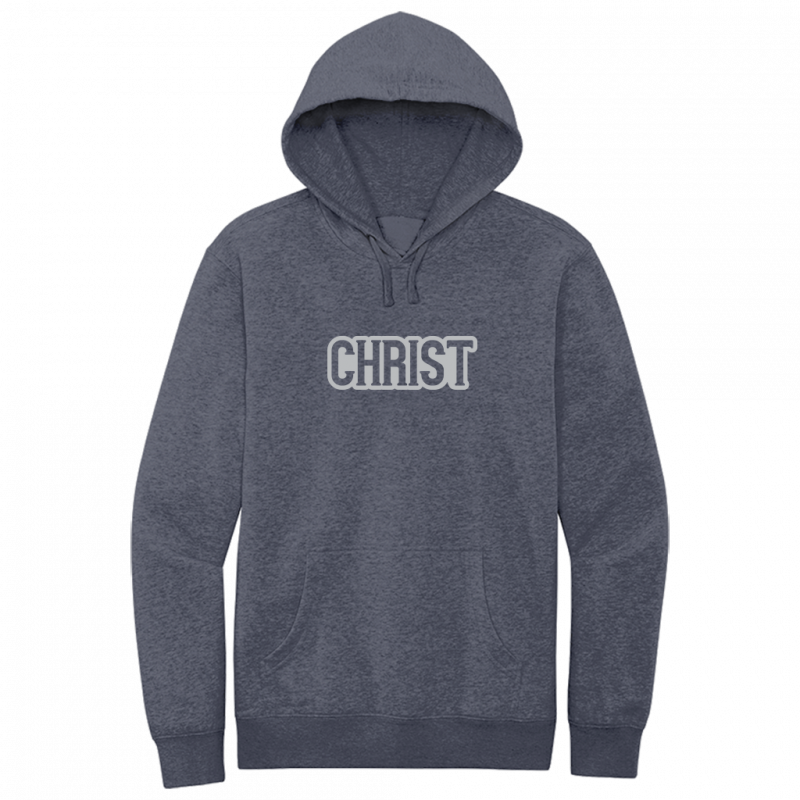 Christ Gray Design Hoodie Sweatshirt