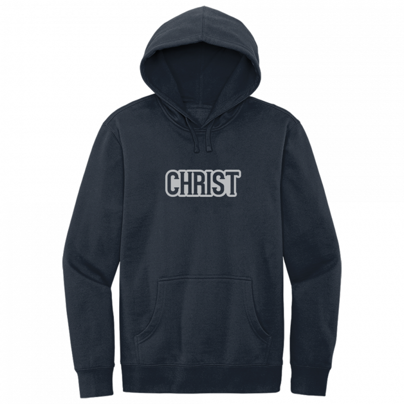 Christ Gray Design Hoodie Sweatshirt