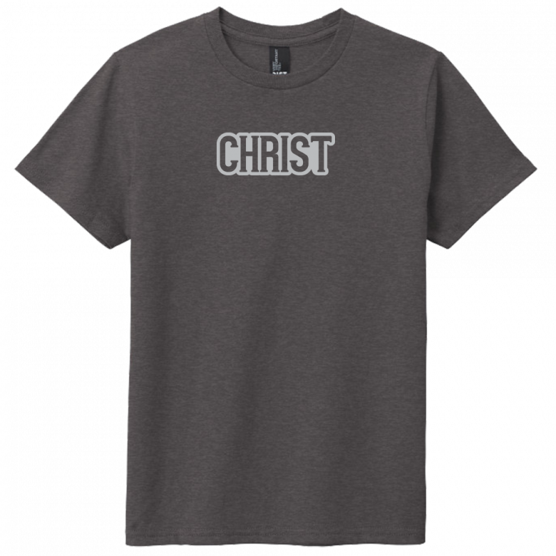 Christ Gray Design Youth T-Shirt