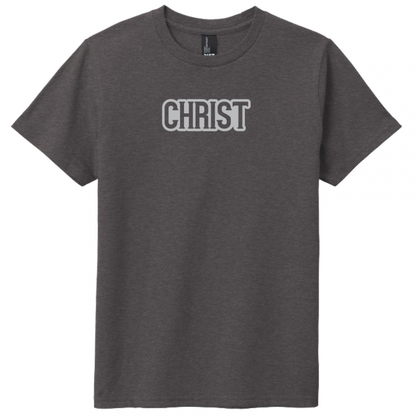 Christ Gray Design Youth T-Shirt