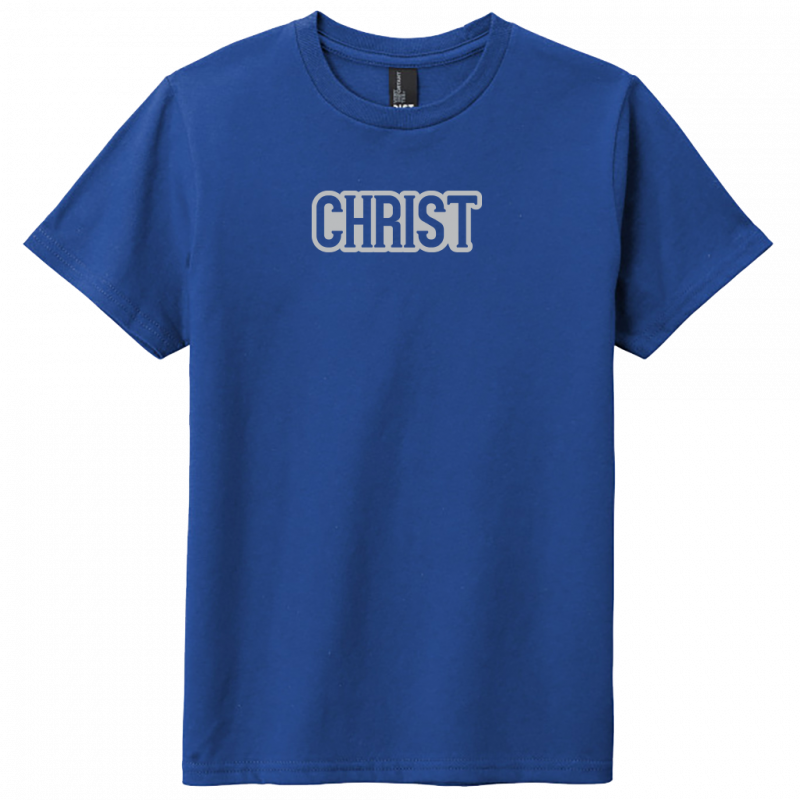 Christ Gray Design Youth T-Shirt