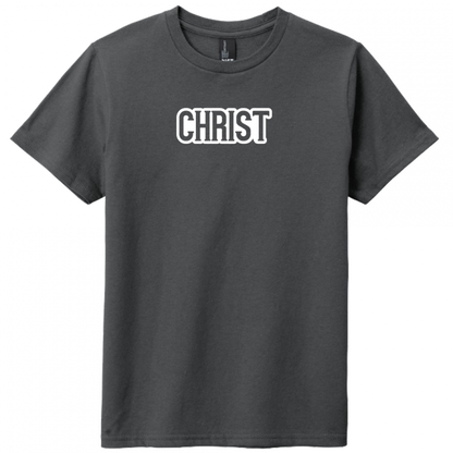 Christ White Design Youth T-Shirt