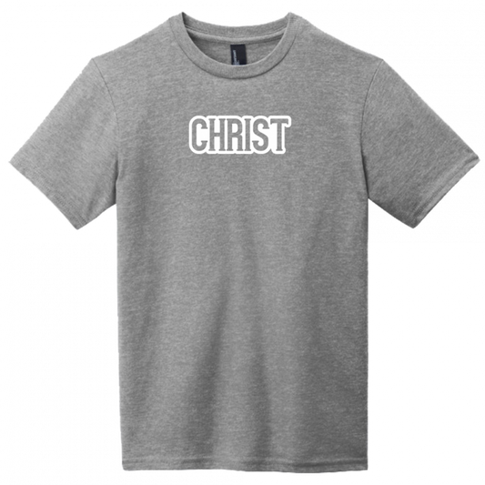 Christ White Design Youth T-Shirt