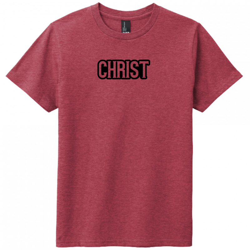 Christ Black Design Youth T-Shirt