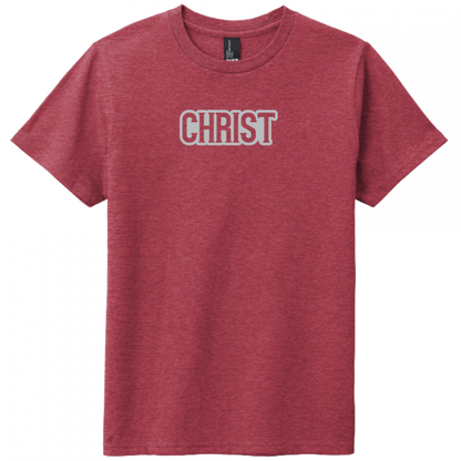 Christ Gray Design Youth T-Shirt