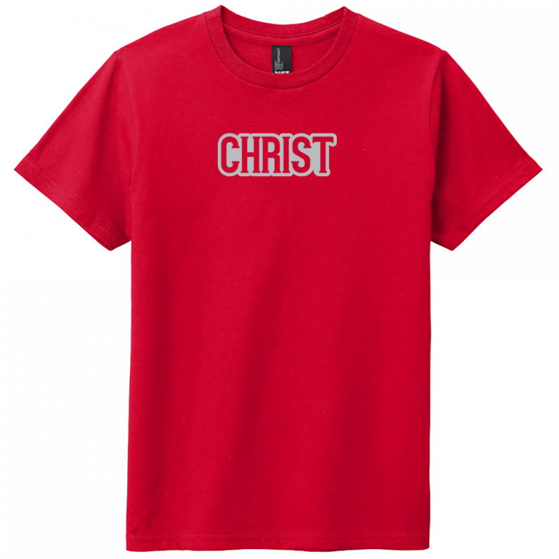 Christ Gray Design Youth T-Shirt