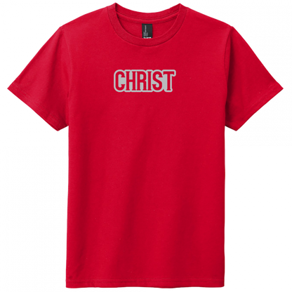 Christ Gray Design Youth T-Shirt